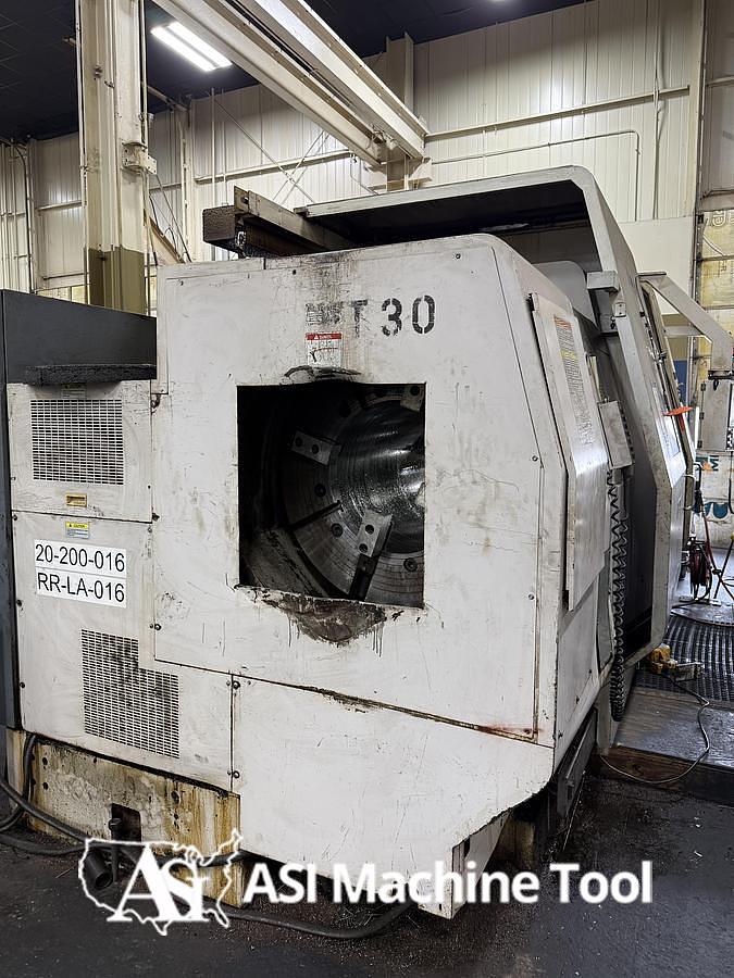 Used 2007 Okuma LOC 650/1750 2SC, 4-Axis CNC Lathe with 22" Bore