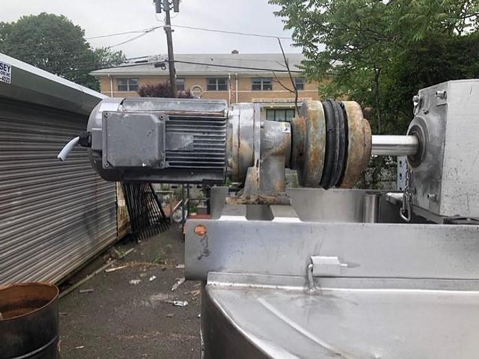 Used LEE D9MA-600 GAL. DUAL AGITATION, SCRAPE SURFACE, INSULATED "DIRECT" STEAM KETTLE D9MA-600