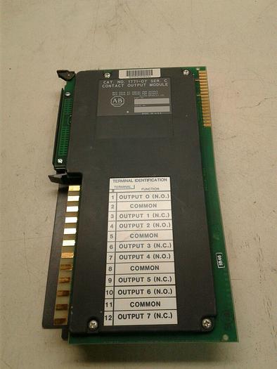 Used ALLEN BRADLEY 1771-OY SER. C OUTPUT MODULE