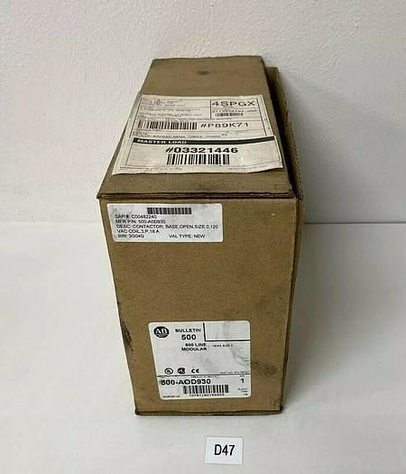 New ALLEN BRADLEY 500-AOD930 SER 1 110/120V Fast Shipping Warranty