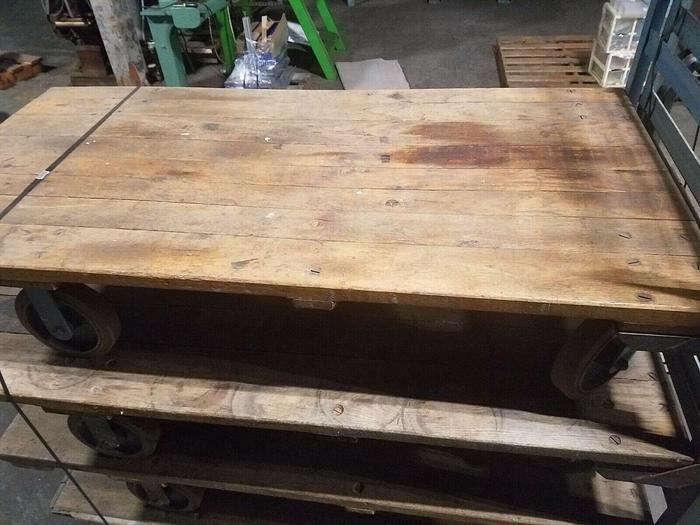 Used 30 x 60 Inch Heavy Duty Platform Truck Cart 1000+ Lbs Capacity Made in USA