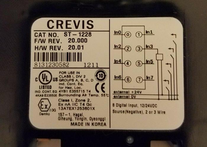 Used Crevis 8 Digital Input Module ST-1228
