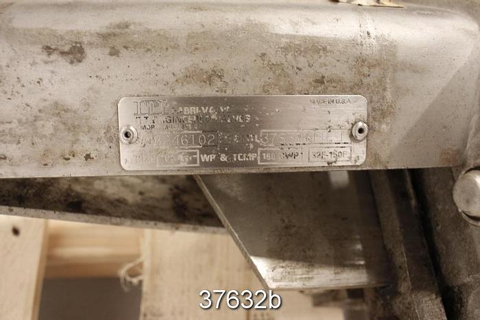 Used Fabri 6" Hand Operated Knife Gate Valve #37632