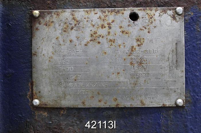 Refurbished Ingersoll Rand 3HMTA High Pressure Pump #42113