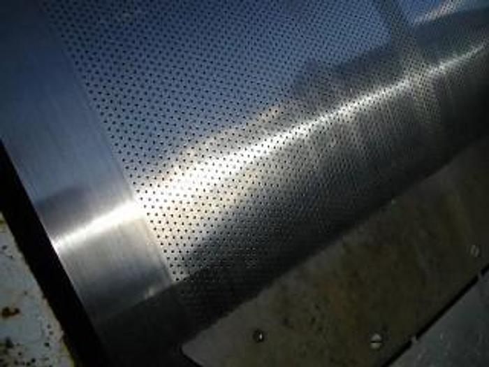 Used Conveyor, Belt, 24" X 12', S/st, Dewatering, Cheese Curds, #Z401040