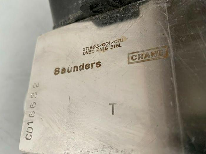 Used Lot of 2 Saunders EC Piston Actuator 8 Bar 33750 w/ Crane Module Switchbox