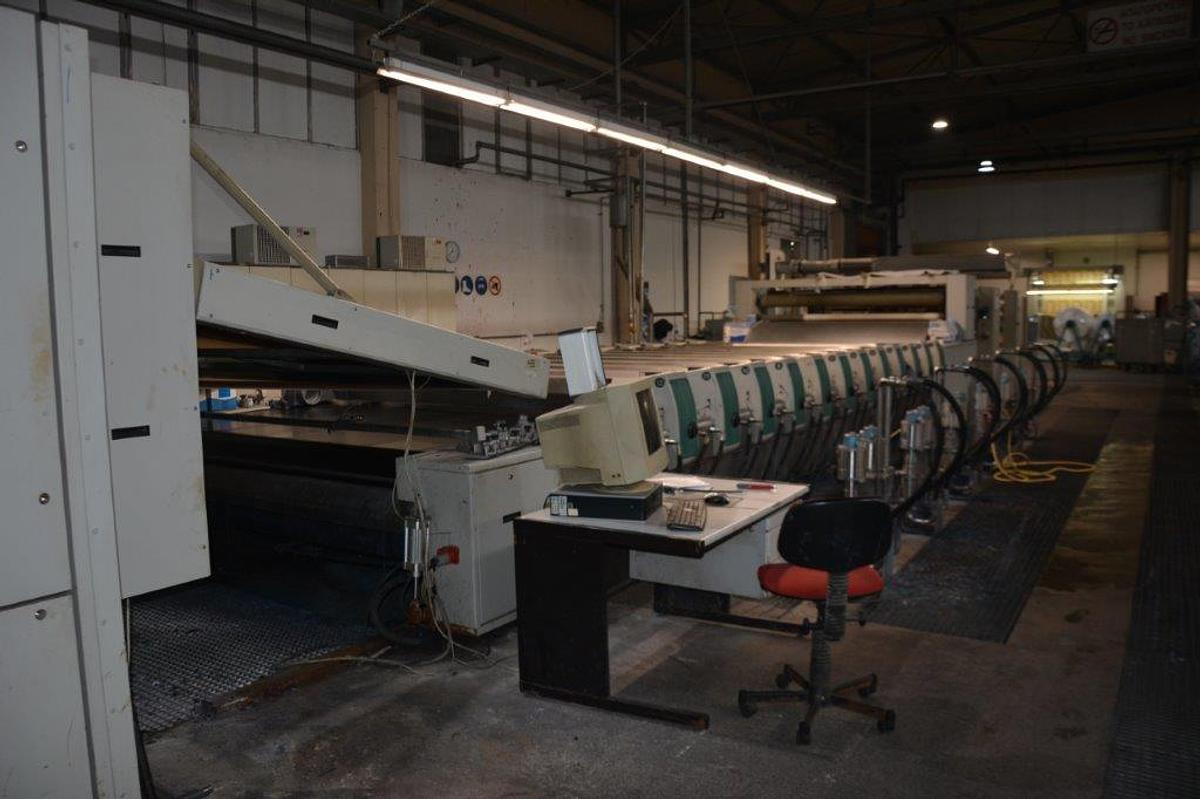 Used Rotary Printing machine make Regianni 12 colours