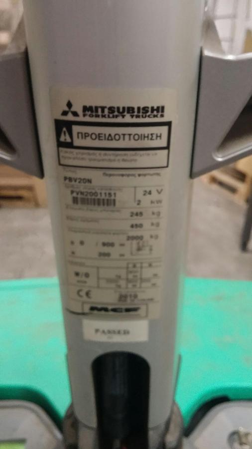 Used ΗΛΕΚΤΡΙΚΟΣ ΑΝΥΨΩΤΗΡΑΣ ΠΑΛΕΤΑΣ / MITSUBISHI / 2010 / 2 ΤΟΝΟΙ