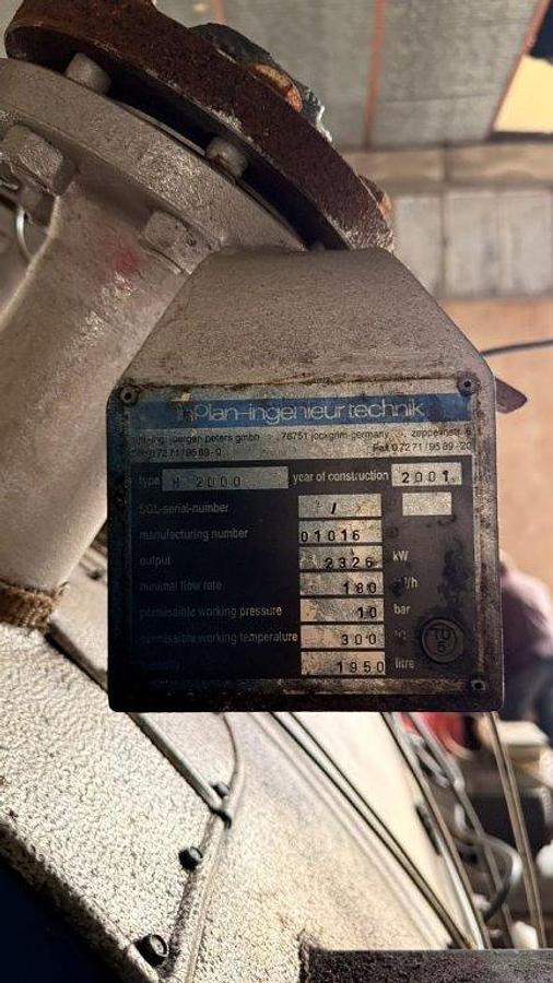 Used Inplan Oil boiler H2000