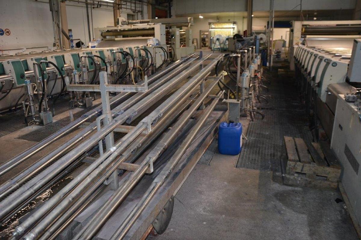 Used Rotary Printing μηχανή Regianni 10 χρώματα