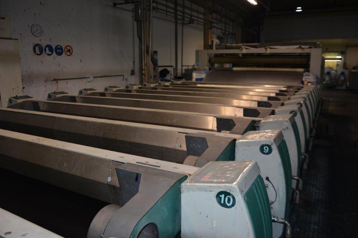 Used Rotary Printing machine make Regianni 12 colours