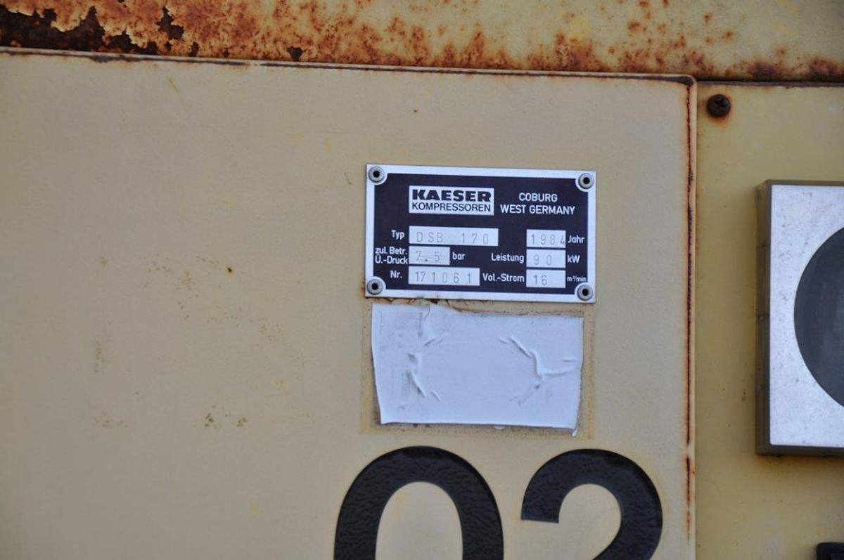Used AIR COMPRESSOR / KAISER / 90KW