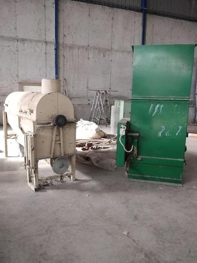 Used Διαδικασία καθαρισμού ινών βαμβακιού και σκόνης