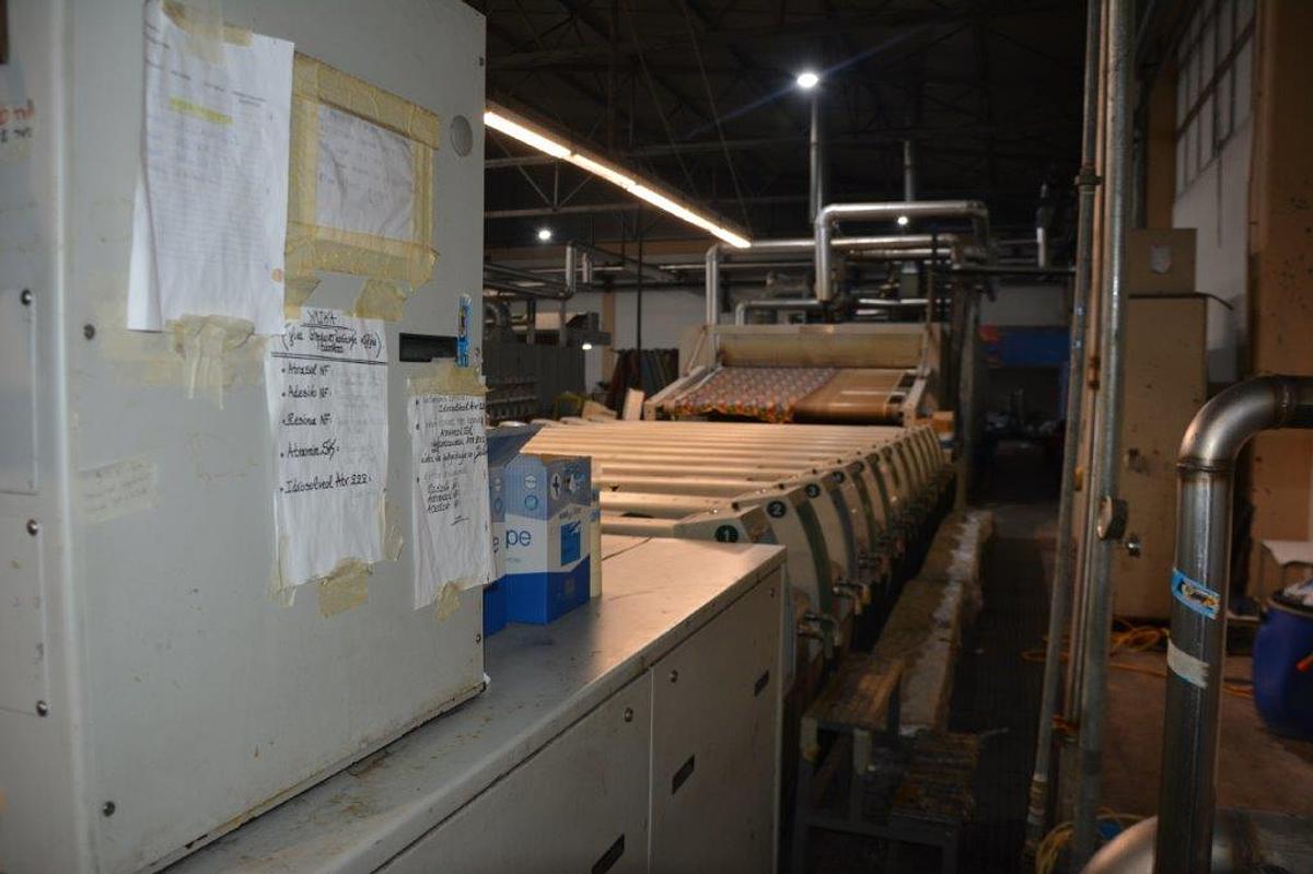 Used Rotary Printing machine make Regianni 12 colours