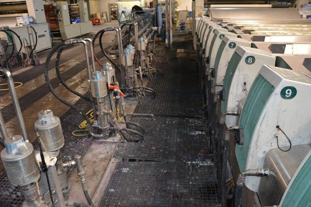 Used Rotary Printing μηχανή Regianni 10 χρώματα