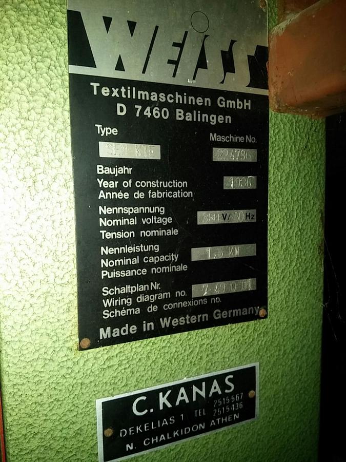 Used TUBE OPENER / SLITTER / WEISS / 1986