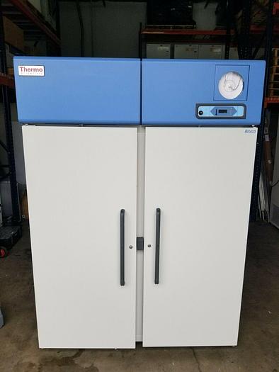 Used Thermo Scientific REL5004A24 Laboratory Double Door Refrigerator 115V