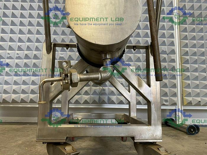 Used Enerquip  Sanitary Stainless Steel Shell and Tube Heat Exchanger on Rolling Cart