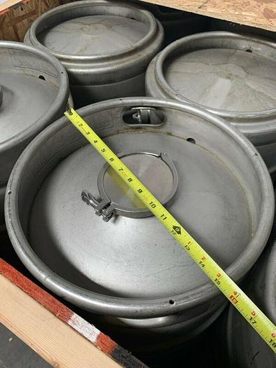 Used GW Kent 15 Gallon Kegs w/ 4" TC Top Sanitary Fittings
