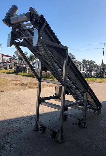 Unused Conveyor, Belt, 24" x 16', Incline, S/st, 1 HP #S743796