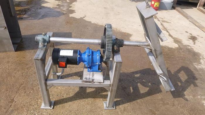 Used Mixer, Tumble, 30 Gallon, S/st, 20" X 29" to 36", 3/4 Hp #S743605