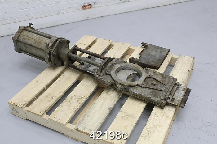 Used Stafjo 8" Air Operated Through Gate Valve #42198