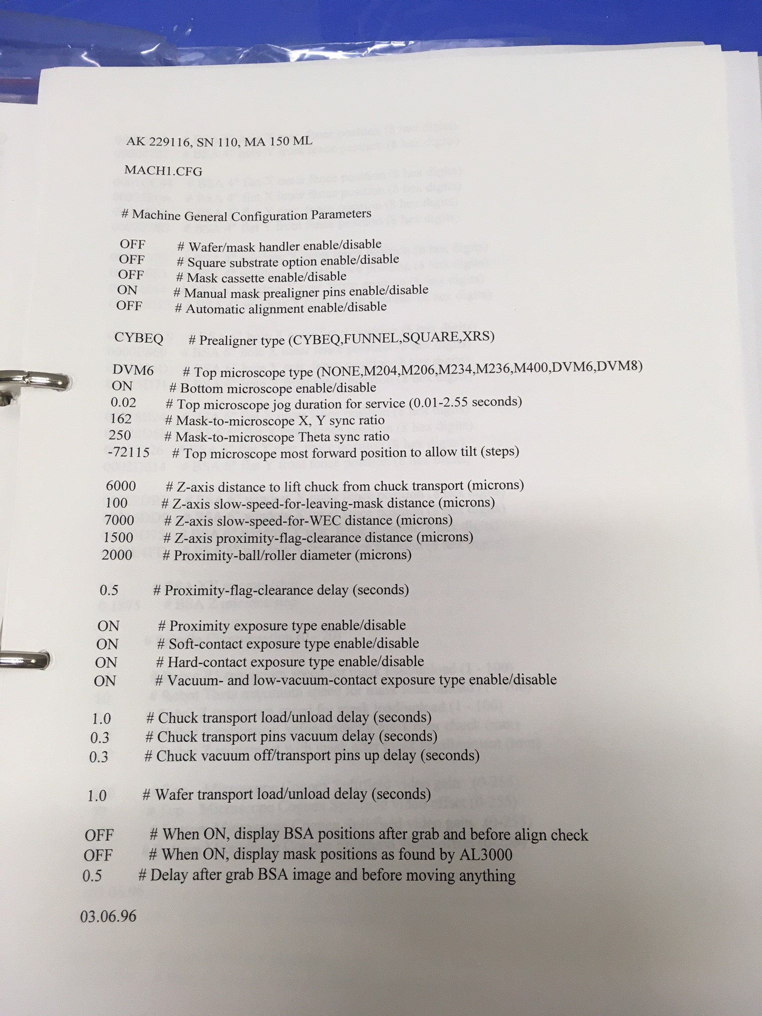 Used Suss MA 150M/BSA  4in and 6in