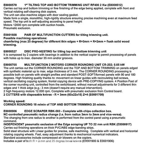 Used 2012 Biesse Roxyl 5.5 Edgebander