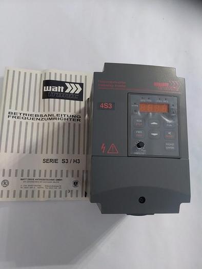 Frequenzumformer 4S3 FUWTG04S3, Watt tronic, 0,4 KW, neu