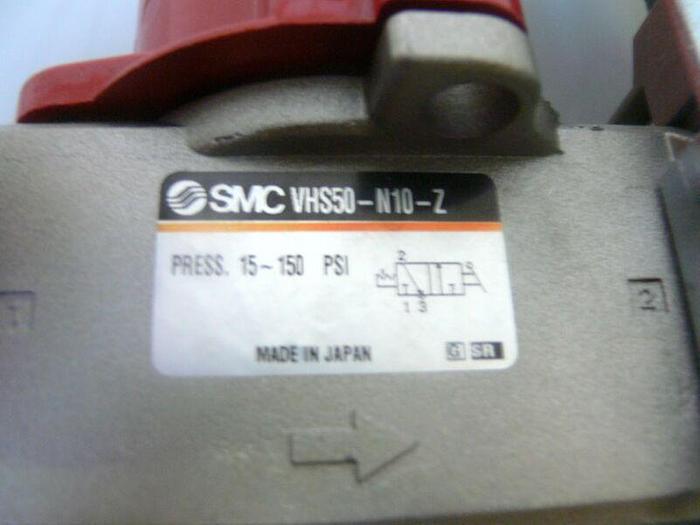 Used SMC Pressure Filter System VHS50-N10, AW60-N10-Z, & ISE40A-N01-Y Switch