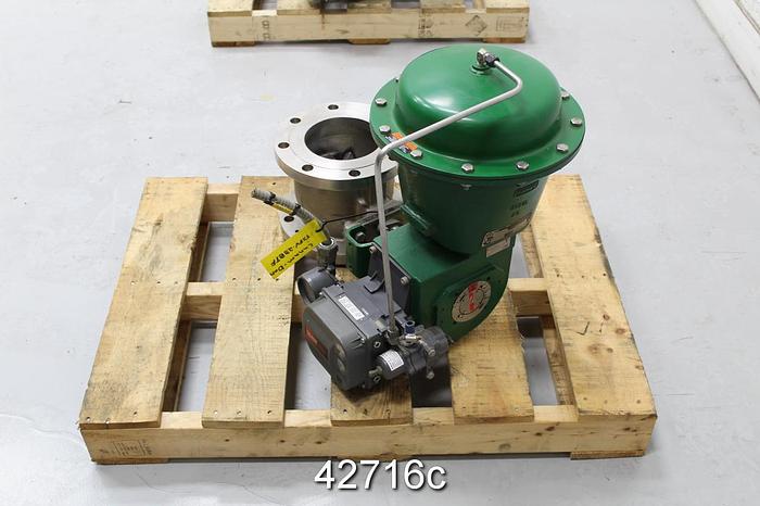 Used Fisher 6" V150 Series B Vee-Ball Valve #42716