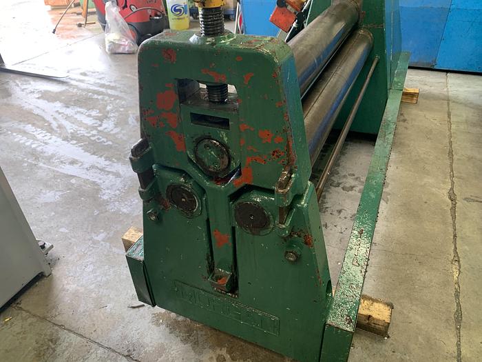 Used MORGAN MPR 1500mm x 10mm Power operated Pyramid Rollers