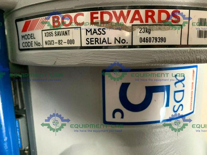Used Boc Edwards XDS5C Dry Scroll Vacuum Pump  w/ Only 51 Hours
