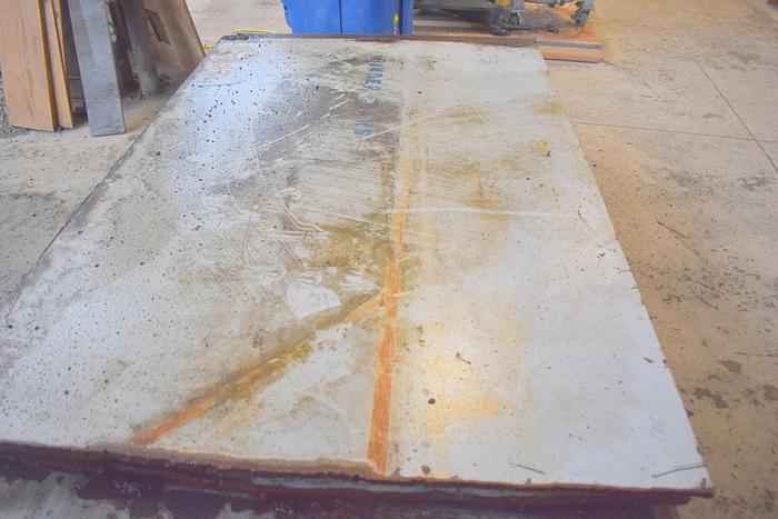 Used 3/4 inch steel plate used, ¾” thick used steel plate 4ft width x 8ft length