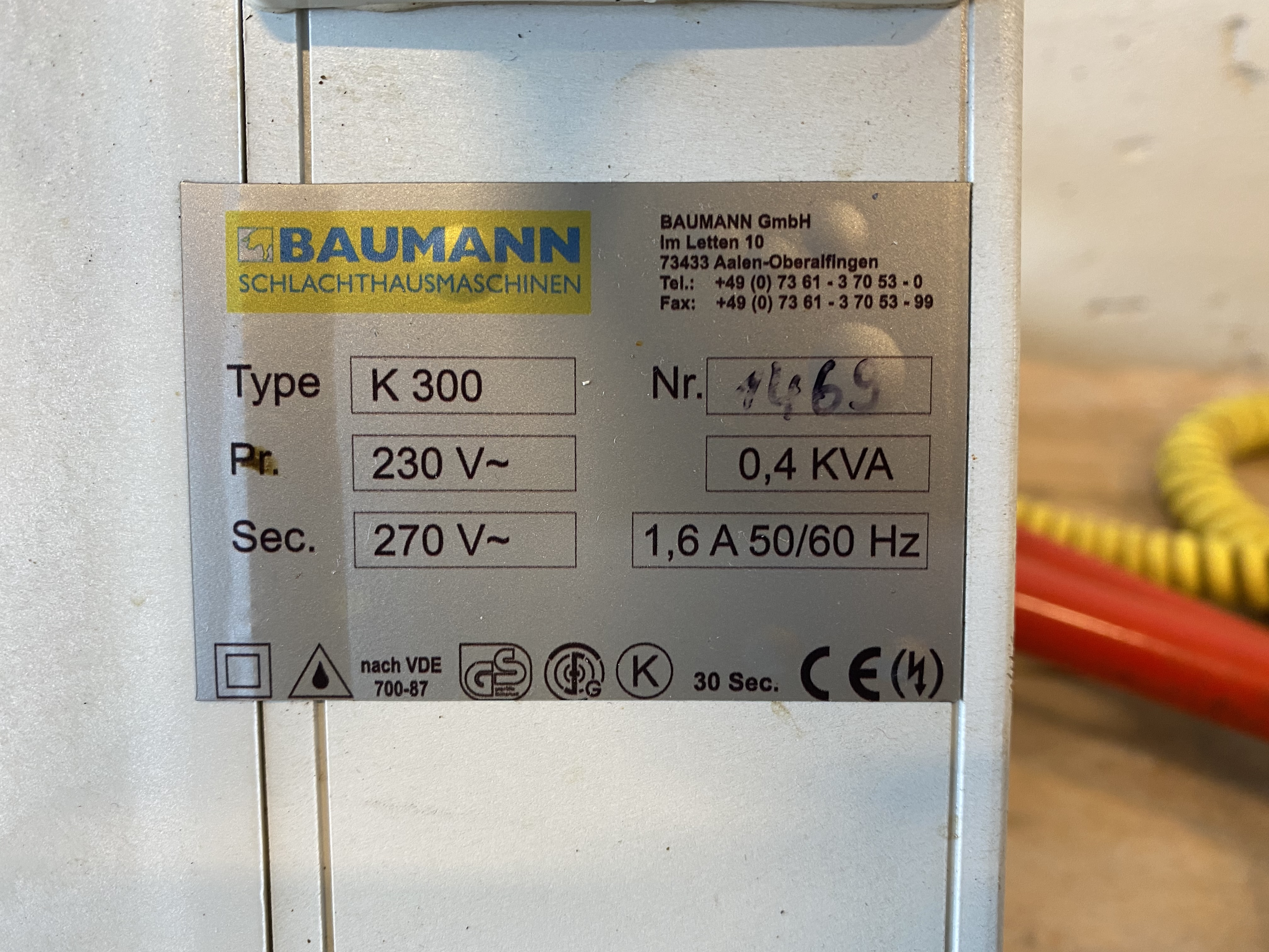 Begagnad Baumann Elbedövare utan registering