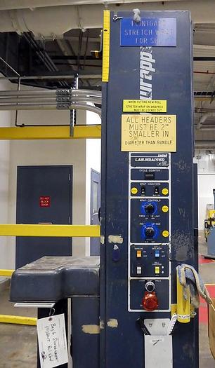 Used LANTECH LAN-WRAPPER STRETCH WRAPPER W/ 48" x 48" PLATFORM
