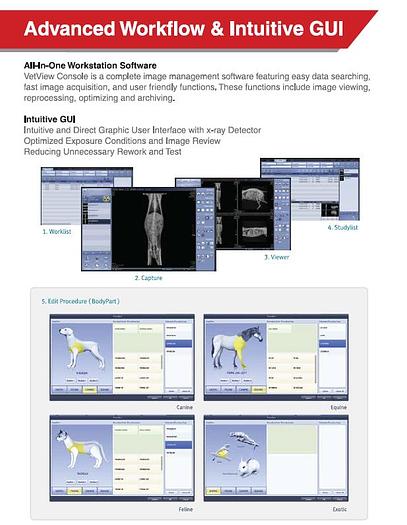 Rayence 1417WCC Wireless Flat Panel Detector - Xmaru VetView Veterinary Software