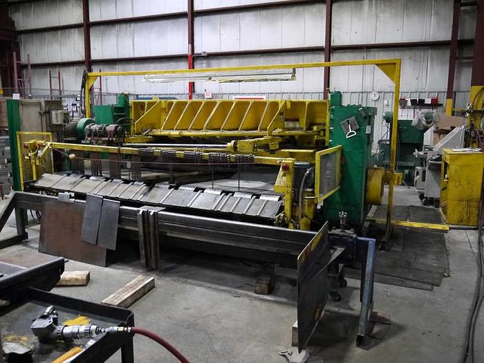 Used 10´ X 3/8 WYSONG MECHANICAL SHEAR