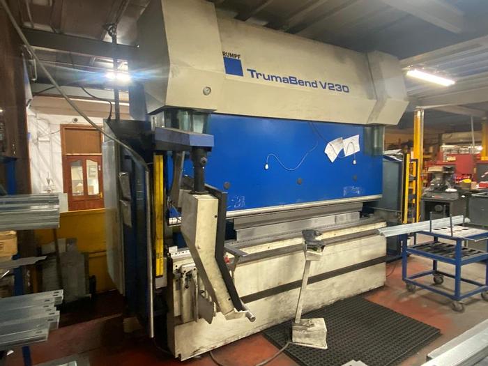 Used 2003 Trumpf TrumaBend V230 CNC Pressbrake