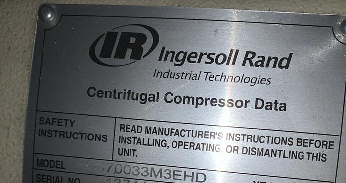 Used Ingersol Rand 700 HP Compressor