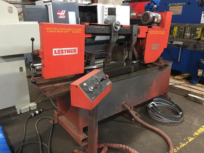Used 16" X 18", LESTHER, HORIZONTAL BANDSAW