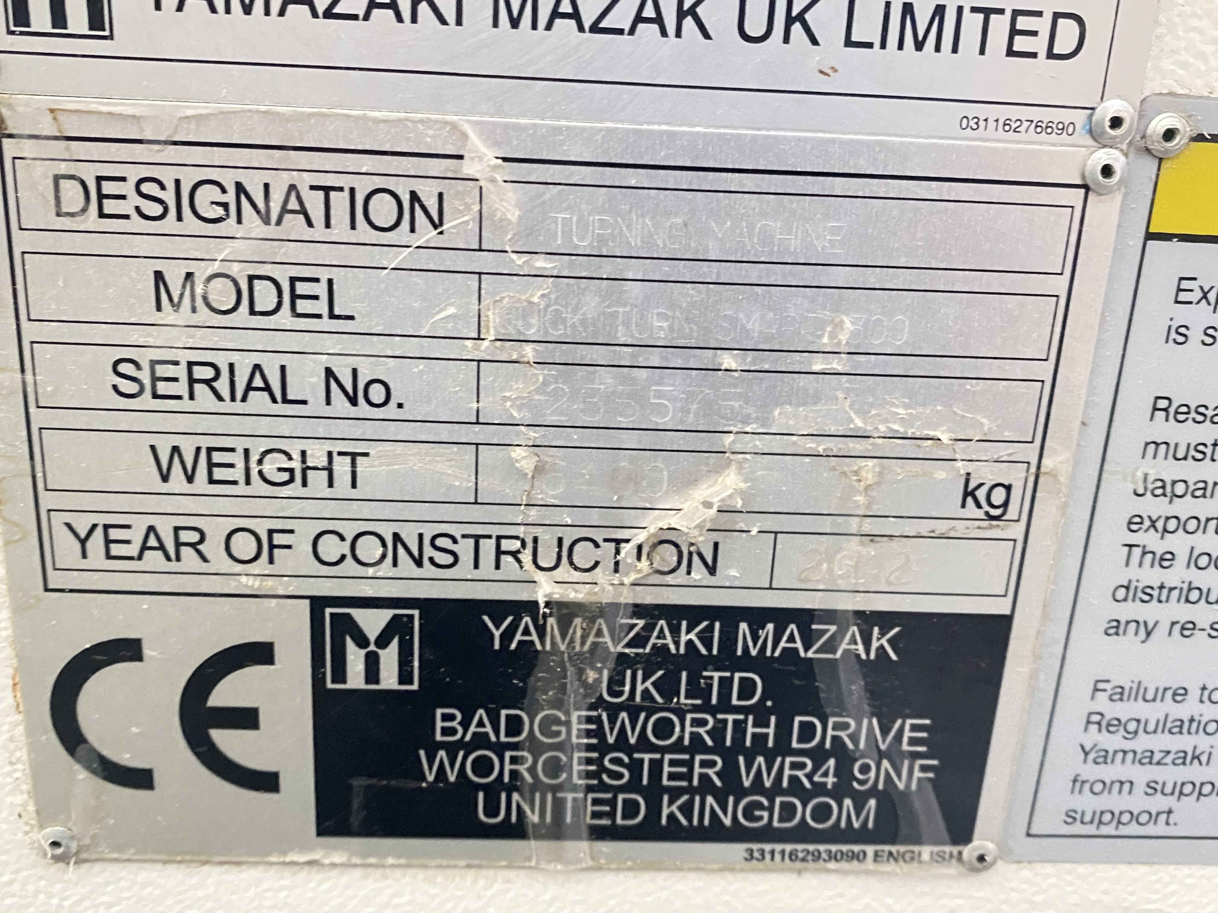 Used 2012 MAZAK Quickturn SMART 300