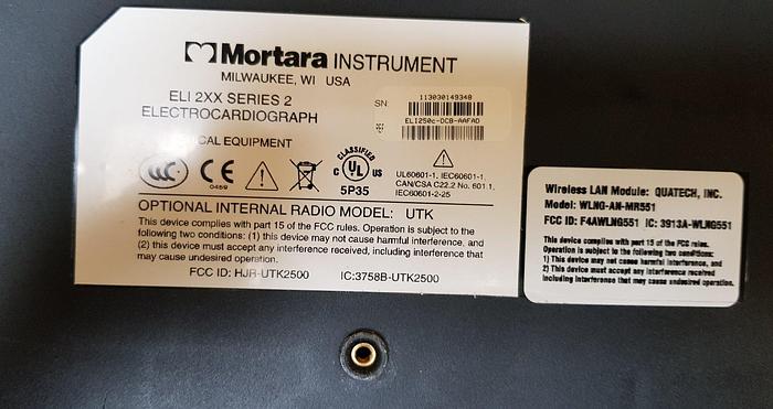 Used Mortara ELI 250c EKG Gerät auf Trolley, Kabellos!!
