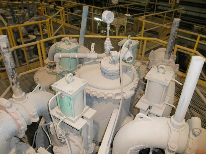 Used Separator, Hydrocyclone, Krebs, 15", DS15LB, Pod of 4 (2) #S738512