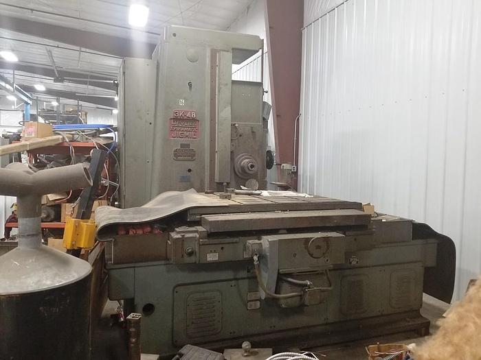 Used 4" DeVlieg Table Type Jig Mill, Model 3K-48, X=48", Y=36", 1400 rpm, 35 hp