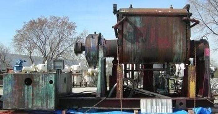 Used 500 GALLON AARON PROCESS DOUBLE ARM MIXER – C/S – VACUUM – JACKETED