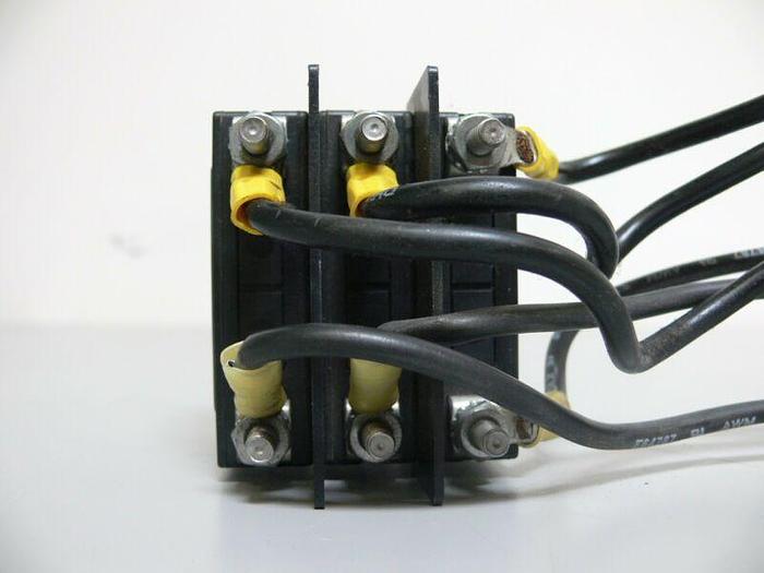 Used Schaffner AE 1601046A Power Line Filter w/ 30 amp Breakers FS4155-45-07-1