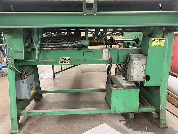 Used 62" BECK ROTARY KNIFE SHEETER W/ UNWIND