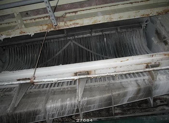 Used Valley  160" Voith-Valley Air Padded Headbox With Three Holey Rolls, (40) Abb Slice Actuators, Tapered Inlet. #27684