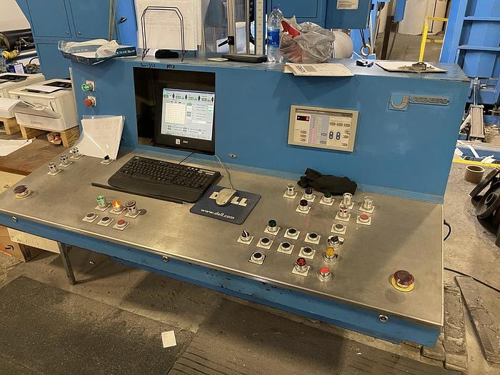 Used 110" (2800mm) JAGENBERG CONWIND II TWO DRUM SLITTER REWINDER 60" DIAMETER